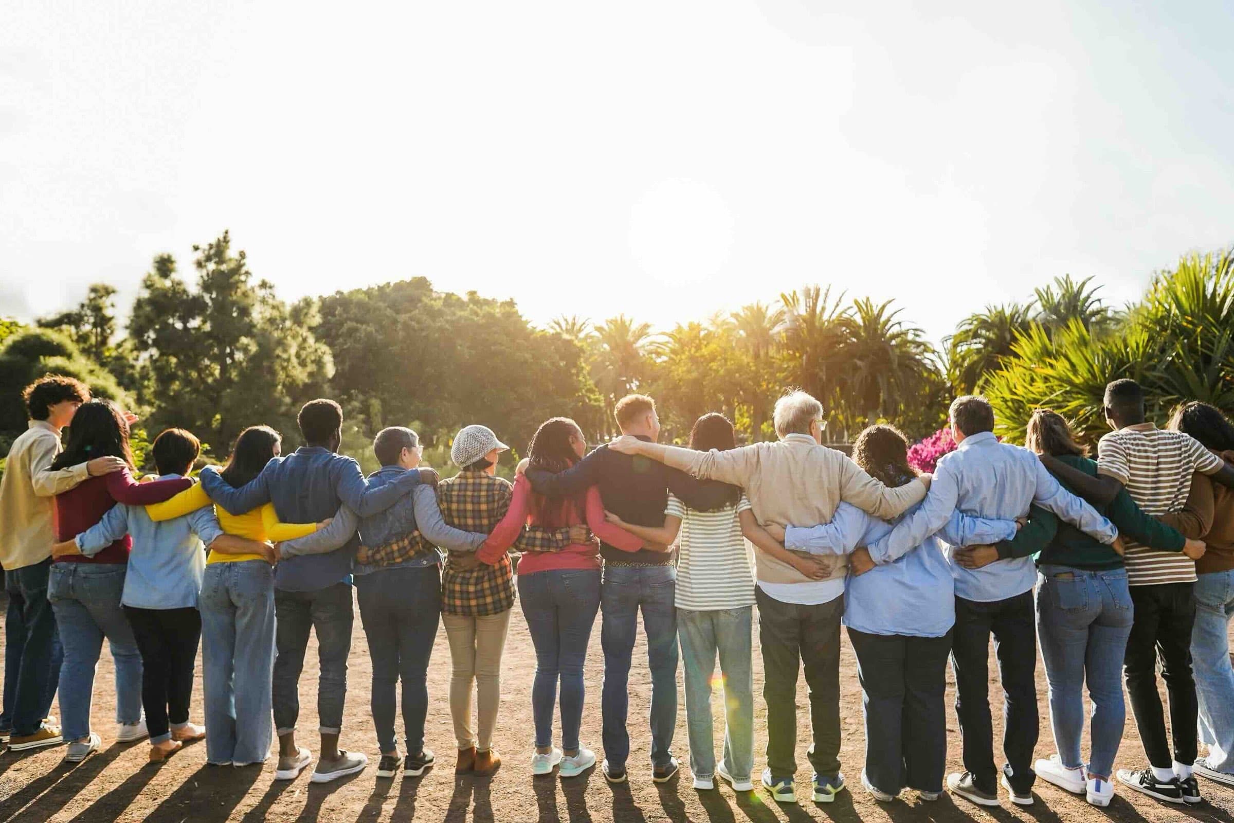 A connected community of organizations working together